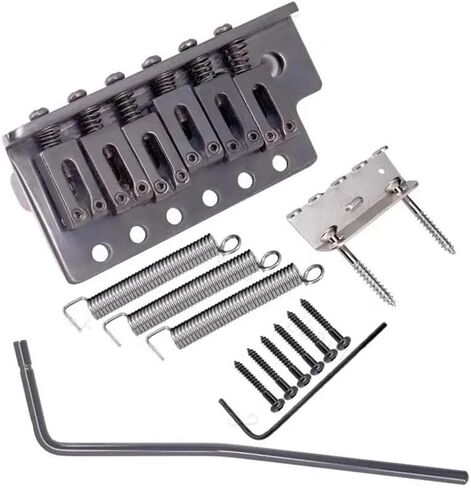 Left-Handed Guitar Lefty Tremolo Bridge System For Strat Electric Guitar (Chrome) in Kuwait