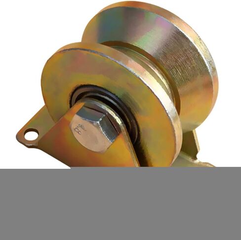 عجلات دوارة، بكرة بوابة منزلقة مع دعامة، عجلات باب الحظيرة شديدة التحمل، أجهزة منزلقة فولاذية 45#، للإطار، عربات الآلات الصناعية، سلك حبل السكك الحديدية (60 مم) in Kuwait