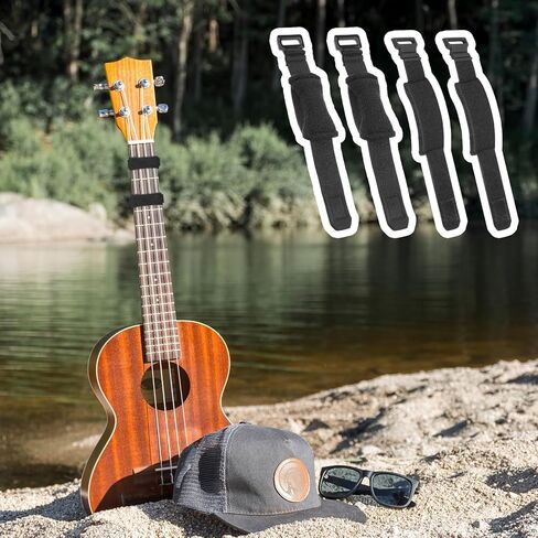 JJUNW 4Pcs Fret Wrap, Guitar String Mute Dampener, Guitar Mute Guitars String Cover Tape, Universal Bass Guitaring Accessories Fret Wrap Electric Guitars(Style B) in Saudi Arabia