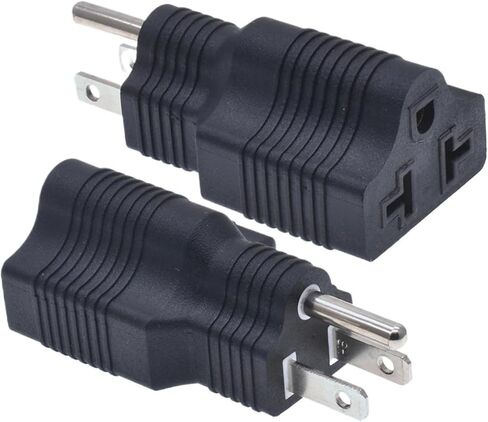 5-15p to 5-15/20r plug adapter 5-15P to 6-15P, 5-15P to 6-20P, 15A to 20A power plug converter in Kuwait