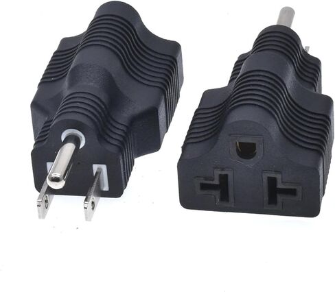 5-15p to 5-15/20r plug adapter 5-15P to 6-15P, 5-15P to 6-20P, 15A to 20A power plug converter in Kuwait