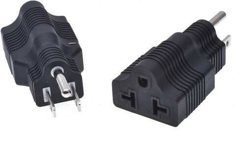 5-15p to 5-15/20r plug adapter 5-15P to 6-15P, 5-15P to 6-20P, 15A to 20A power plug converter in Kuwait