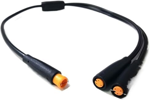 1 meter M6 2 3 5 pin core male to 2 female docking cable plug connector scooter brake proof 6mm(3pin 1m to2F) in Kuwait