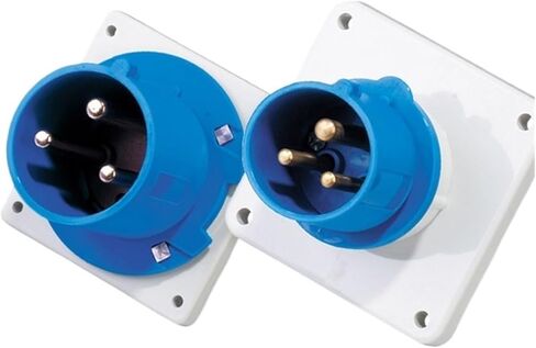 1 Pcs European Standard Waterproof Concealed Plug IP67 Industrial Power Connector Controller(SP-832 4P 32A) in Saudi Arabia