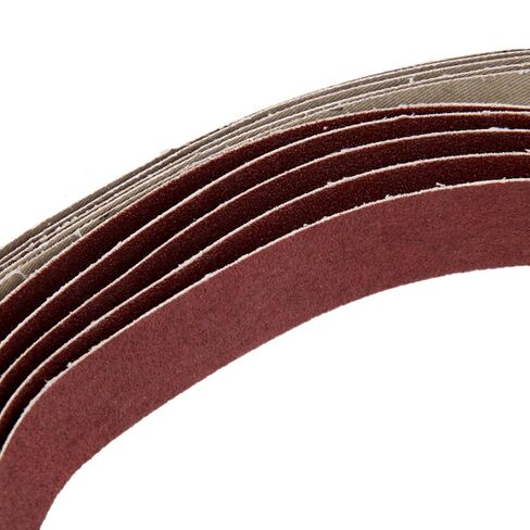 Belt Sander Paper, 10PCS/Set 760 * 25mm Sanding Belts 40-100 Grits Wood Soft Metal Polishing Sandpaper Abrasive Bands for Belt Sander Abrasive Tool(80#) in Kuwait