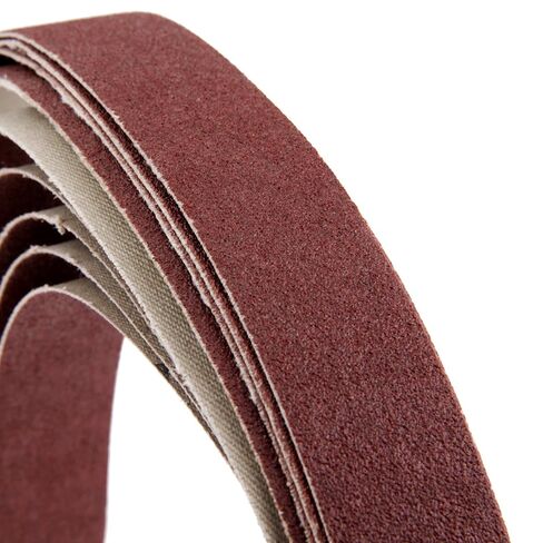Belt Sander Paper, 10PCS/Set 760 * 25mm Sanding Belts 40-100 Grits Wood Soft Metal Polishing Sandpaper Abrasive Bands for Belt Sander Abrasive Tool(80#) in Kuwait