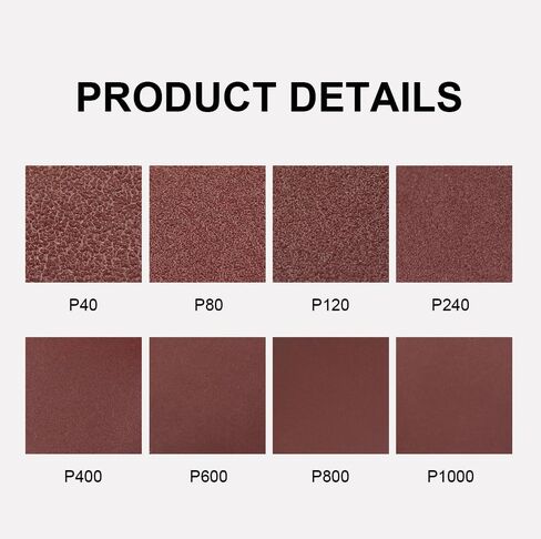 Belt Sander Paper, 10PCS/Set 760 * 25mm Sanding Belts 40-100 Grits Wood Soft Metal Polishing Sandpaper Abrasive Bands for Belt Sander Abrasive Tool(60#) in Kuwait