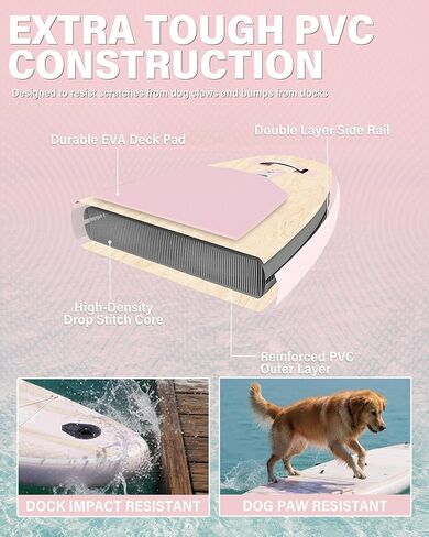 TIGERXBANG Inflatable Stand Up Paddle Board with SUP Board Accessories, Anti-Slip EVA Deck, 11'/10'6'' Paddleboard for Adults & Youth - All Skill Levels in Kuwait