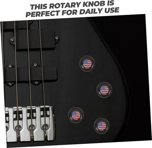 Toyvian 3pcs Electric Guitar Volume Knobs American Flag Design Tone Control Knobs for Guitar Bass and Lightweight Replacement for Volume and Tone Adjustments in Saudi Arabia