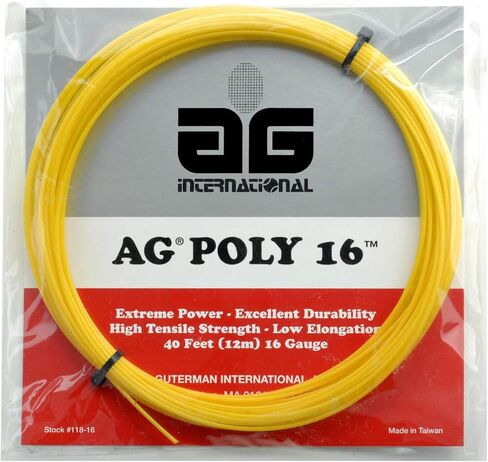AG Poly 16 Polyester Tennis String Set in Saudi Arabia