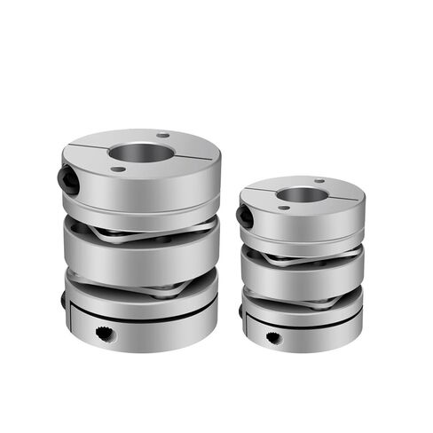 سبائك الألومنيوم D82L98 مزدوج الحجاب الحاجز اقتران موصل مرن D82mm L98mm الكرة اللولبية خطوة محرك معزز التشفير الكمبيوتر in Kuwait