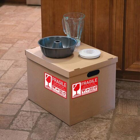 250Paste/Roll Fragile English Warning Label Sticker Copper Plate Adhesive Anti-Tamper Fragile Item Warning Stickers in Saudi Arabia