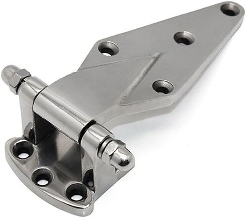 Thick Heavy-Duty Folding Hinge 304 Stainless Steel Industrial Cabinet Door Mechanical Hardware 1Pcs in Saudi Arabia