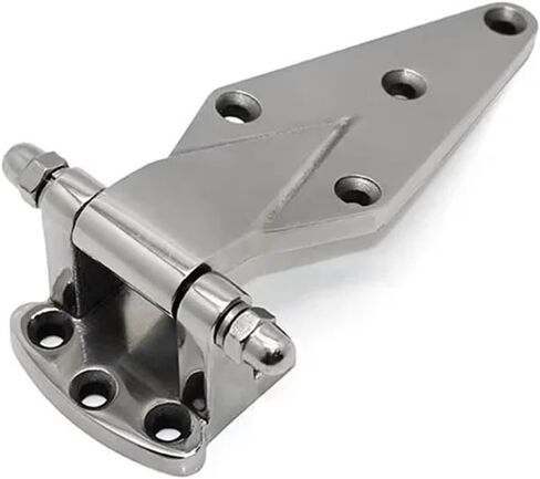 Thick Heavy-Duty Folding Hinge 304 Stainless Steel Industrial Cabinet Door Mechanical Hardware 1Pcs in Saudi Arabia