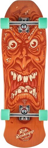 Santa Cruz Roskopp Face 9.5in x 31in Shaped Skateboard Cruzer in Saudi Arabia