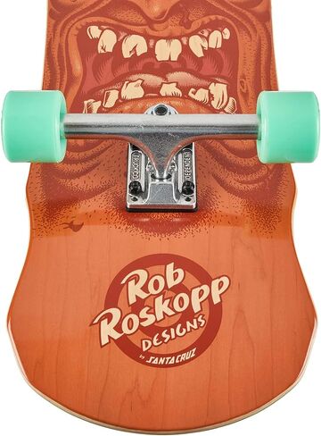 Santa Cruz Roskopp Face 9.5in x 31in Shaped Skateboard Cruzer in Saudi Arabia