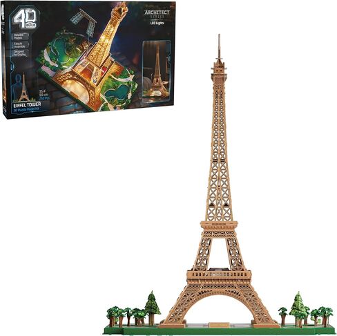4D Build ، Series Architect Series Empire State Building مجموعة طراز ثلاثي الأبعاد مع مصابيح LED ، ديكور المكتب ، الألغاز البالغة ، ألعاب البناء ، الألغاز ثلاثية الأبعاد للبالغين والمراهقين ، 479 قطعة ، للأعمار 12 أو لأعلى in Kuwait