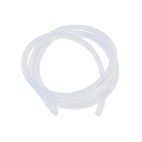 Rubber Hollow Tubes,Black Small Capillary Hose OD 6mm 5mm 4.5mm, White Silicone Rubber Tube Flexible for Laboratory 1 Piece(Black,10METERS*1MM*2MM)(White,2METERS*4MM*6MM) in Kuwait
