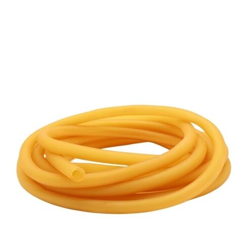 Rubber Hollow Tubes,Easy to Clean Yellow Rubber Tubing, 10Meters 5Meters Length Elastic Band for Laboratory 1pc(2METERS*5MM*8MM)(10METERS*8MM*14MM) in Kuwait
