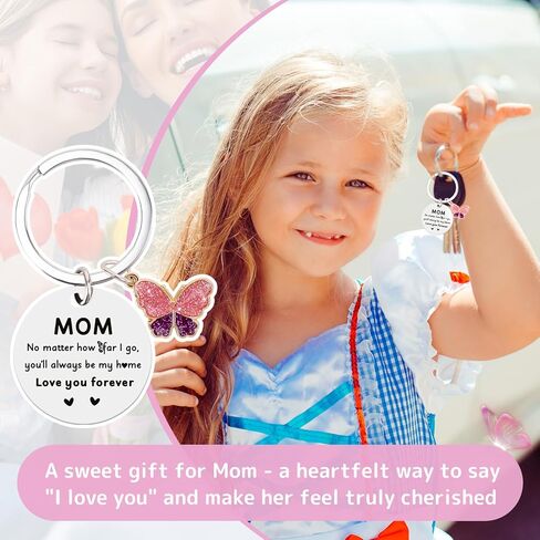 Haukea أمي هدايا عيد ميلاد هدايا عيد الأم لأمي من ابنة ابن عباد الشمس المفاتيح هدية الكريسماس الأم كيرينغ in Kuwait