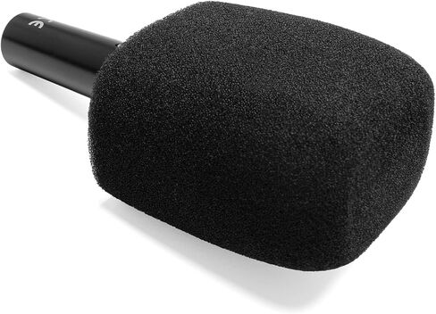 غطاء ميكروفون للزجاج الأمامي من الفوم متوافق مع AKG C214 C314، Se Electronics X1 A، SE 4400 4100، BEHRINGER B906، SUPERLUX PRA628، ميكروفون، مرشح بوب عالي الكثافة، مربع أسود in Saudi Arabia