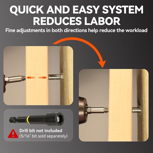 100 Count 20161 Topstar Fasteners Adjustable Shim Screws 1/4"–3/8" x 3-1/8", Star Drive, Shim-Free Installation for Wooden Doors, Windows & Cabinets, Compatible with GRK & U2 Crown Bit in Kuwait