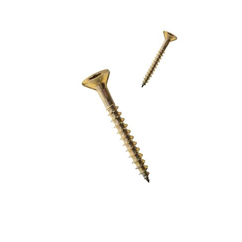 Nuvo Iron - #8 Construction Screw, 2-1/2", T25 Torx Head, Yellow Zinc Plating, 250 pcs/jar in Saudi Arabia