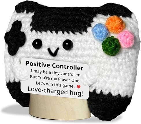الدعم العاطفي الكروشيه - المصنوع يدويًا Crocket Controller Crocket ، 2025 التخرج ، هدايا عيد ميلاد فريدة من نوعها لأصدقاء أفضل زملاء في الفريق الابنة in Kuwait