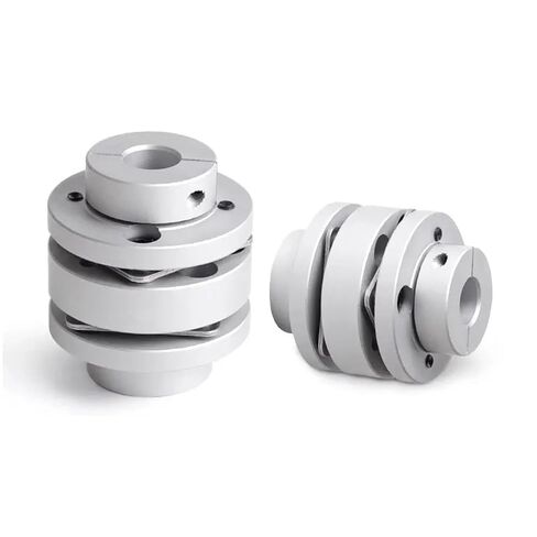 1pc D82L98 LK3-C82-W Double Flange Diaphragm Coupling Aluminum Alloy Applicable to Servo Motor Coupler for Sleeve Zero Clearance(15x30mm) in Saudi Arabia