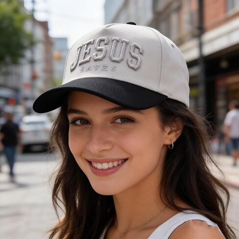 قبعات كريستيان يسوع، قبعة بيسبول من القطن الدينيم قابلة للتعديل للرجال والنساء in Kuwait