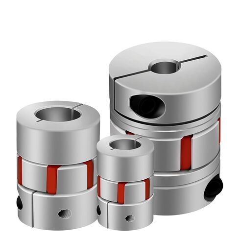 CF-03/BW series1PCS Flexible Plum clamp Coupler D40 L55 Shaft Size CNC Jaw Shaft coupling/8/10/12/14/16/18/20/22mm D40L55(14X20) in Saudi Arabia