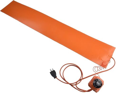 وسادة تسخين سيليكون 1200 واط، بطانية تسخين مطاطية 110 فولت/220 فولت، وسادة تسخين ساخنة مع وحدة تحكم لانحناء جانب الجيتار 50 درجة مئوية أقصى درجة حرارة، سلك طاقة 2 متر متضمن in Kuwait