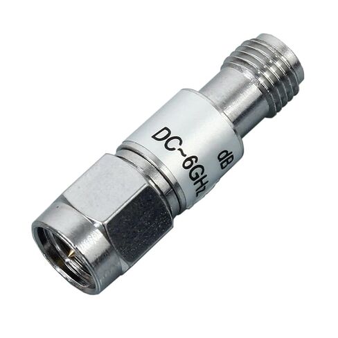 1PCS Free Shipping 8GHz 2W SMA Fixed Attenuator 50ohm 3db 5db 6db 10db 15db 20db 30db 40db 50db 60db RF Coax Connectors(15db) in Saudi Arabia