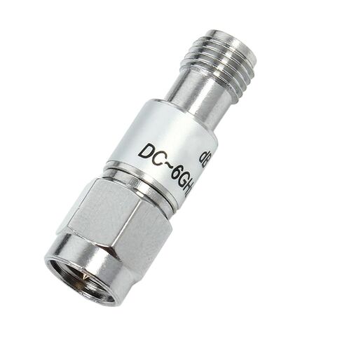 1PCS Free Shipping 8GHz 2W SMA Fixed Attenuator 50ohm 3db 5db 6db 10db 15db 20db 30db 40db 50db 60db RF Coax Connectors(15db) in Saudi Arabia