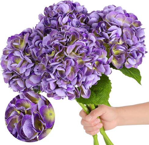 Nubry 22.44in أبيض الكوبية الزهور الاصطناعية ، 4pcs اللاتكس فو فو لمسة كبيرة من الزهور الكوبية الكبيرة مع السيقان والأوراق الطويلة لترتيبات حفل الزفاف ديكور المنزل (أبيض) in Kuwait