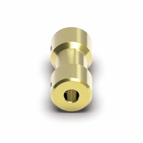 D9L20 2mm/2.3mm/3mm/3.17mm/4mm/5mm/6mm Brass Flexible Coupling Coupler Transmission Connector 1Pcs(4mm to 4mm) in Saudi Arabia