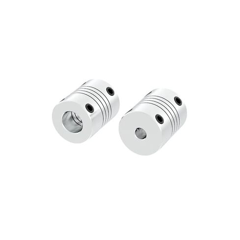 Aluminium CNC Motor Jaw Shaft Coupler Flexible Coupling OD 20x25mm 4/5/6/6.35/8/9/9.5/10mm 1Pcs(6mm to 6mm) in Saudi Arabia