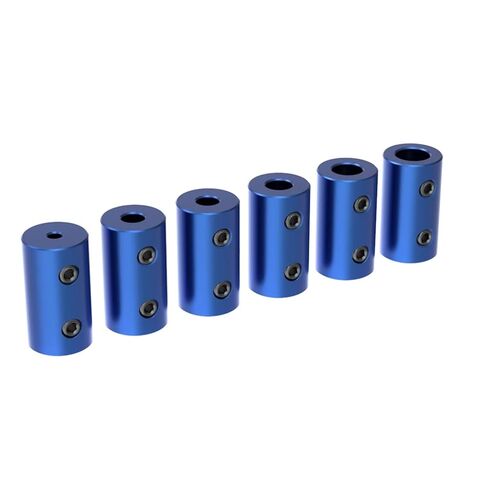 2/3/3.17/4/5/6/6.35/7/8/10mm Aluminum Rigid Shaft Coupler Coupling Motor Connector 1Pcs(D14L25 6.35mm-6.35mm) in Saudi Arabia