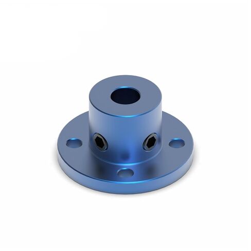 Aluminum Alloy Flange Coupling Coupler 3mm 4mm 5mm 6mm 8mm Purple Seat Axle Shaft Support 1Pcs(2pcs Silver 4mm) in Saudi Arabia