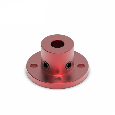 Aluminum Alloy Flange Coupling Coupler 3mm 4mm 5mm 6mm 8mm Purple Seat Axle Shaft Support 1Pcs(2pcs Silver 4mm) in Saudi Arabia
