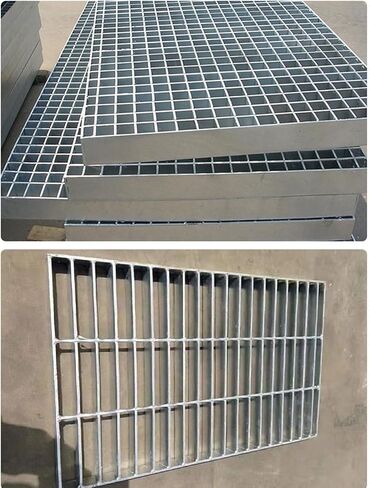 Heavy Duty Galvanized Steel Drain Grate Strainer - Durable Rainwater & Sewer Covers for Garage, Trench, Channel Drainage - Ideal for Parks, Roads, Yards, Lawns (1000x400x30mm) in Kuwait