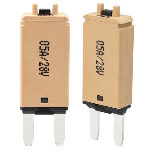 NuIth Manual Reset 5-30A Mini Fuse Circuit Breakers, E73 Low Profile ATM Circuit Breaker Blade Fuse DC 28V Resettable Standard Blade Fuses for Car Truck RV Marine (7PCS 5A-30A) in Saudi Arabia