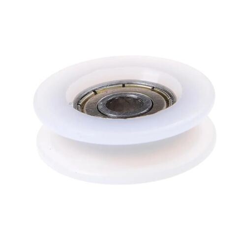 6*30*10 مللي متر محمل العجلة الأسطوانة للأثاث إكسسوارات الأجزاء الداخلية للكمبيوتر U الأخدود درع معدني النايلون بكرة مستديرة الكرة in Kuwait