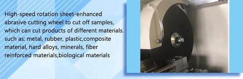 Q-100B Automatic Metallographic Cutting Machine Metallographic and Petrographic Sample Precision Cutting Machine - Stainless Steel Housing, 220V Motor, 3KW Power in Saudi Arabia