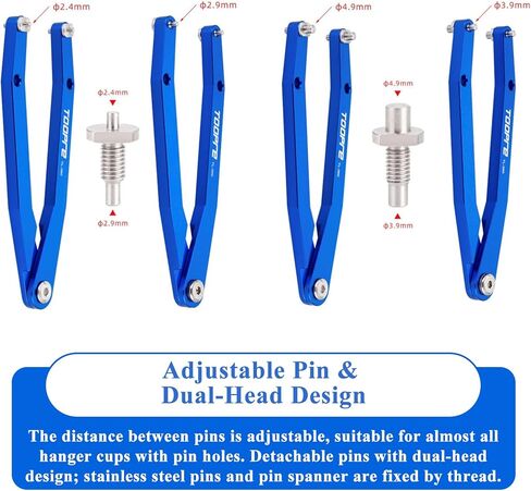 مفتاح ربط لأغطية ذراع كرنك الدراجة - مفتاح ربط عالمي، يناسب دراجات Shimano وCampagnolo وFSA الجبلية والطرق in Kuwait