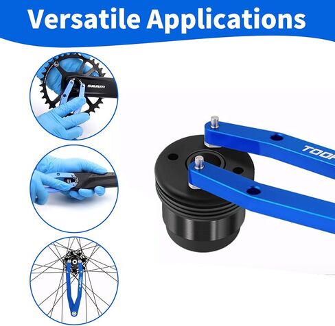 مفتاح ربط لأغطية ذراع كرنك الدراجة - مفتاح ربط عالمي، يناسب دراجات Shimano وCampagnolo وFSA الجبلية والطرق in Kuwait