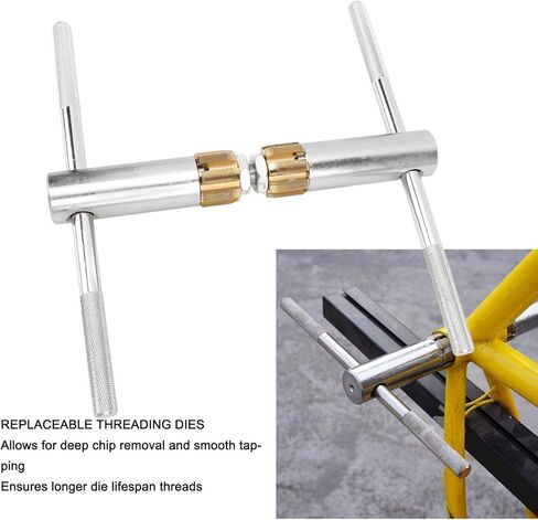 أداة التنصت على خيط الدعامة السفلية للدراجة من SUNGOOYUE، طقم إصلاح خيط سبائك الألومنيوم مع قوالب قابلة للاستبدال لصيانة الدراجة وترميم الدعامة السفلية in Kuwait