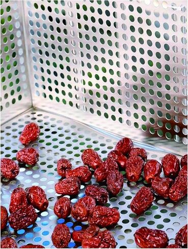 Stainless Steel Perforated Sheet - Decorative Metal Grate for Garden Fence & Balcony Window Anti-Theft Mesh (50x200cm) - Durable, Weather-Resistant Security Solution in Kuwait