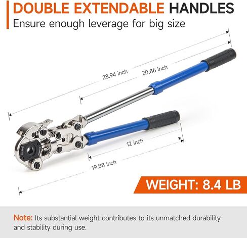 أداة تجعيد تركيبات الأنابيب النحاسية iCrimp مع فك 1/2,3/4 و1 بوصة لتركيب النحاس ProPress IWISS-1632AF in Kuwait