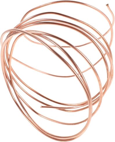 Pure Copper Tubing 1.6mm Od X 0.6mm Id Soft Copper Coil 5m Length Hvac Refrigeration for Ac Cooling and Heat Exchanger DIY in Saudi Arabia